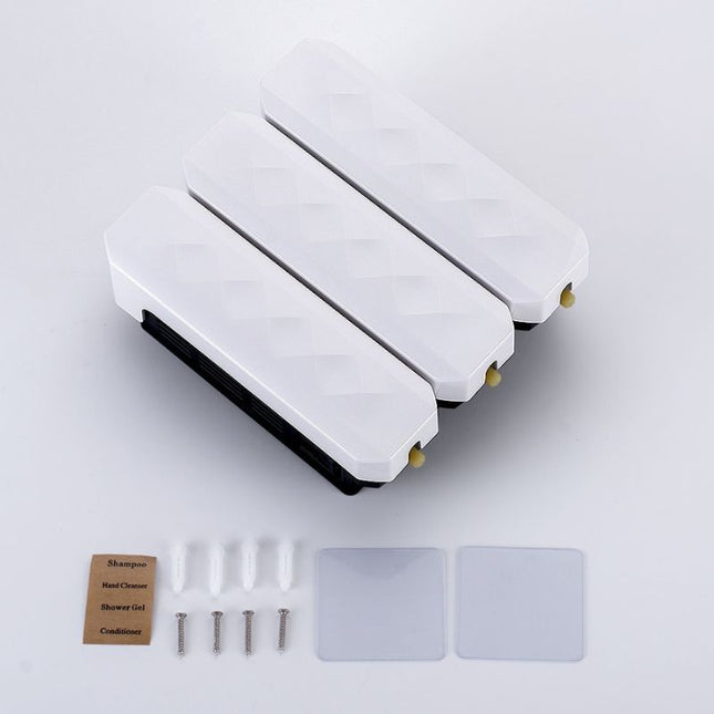 Dispenser sapone da parete bianco design.