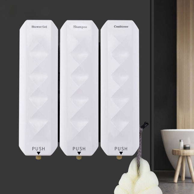 Dispenser sapone da parete bianco design.