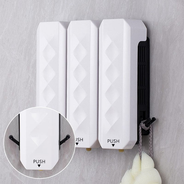 Dispenser sapone da parete bianco design.