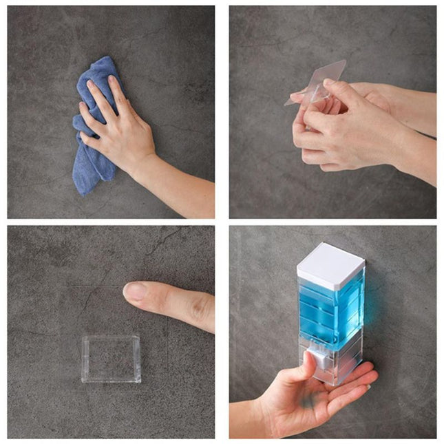 Dispenser sapone shampoo da parete doccia.