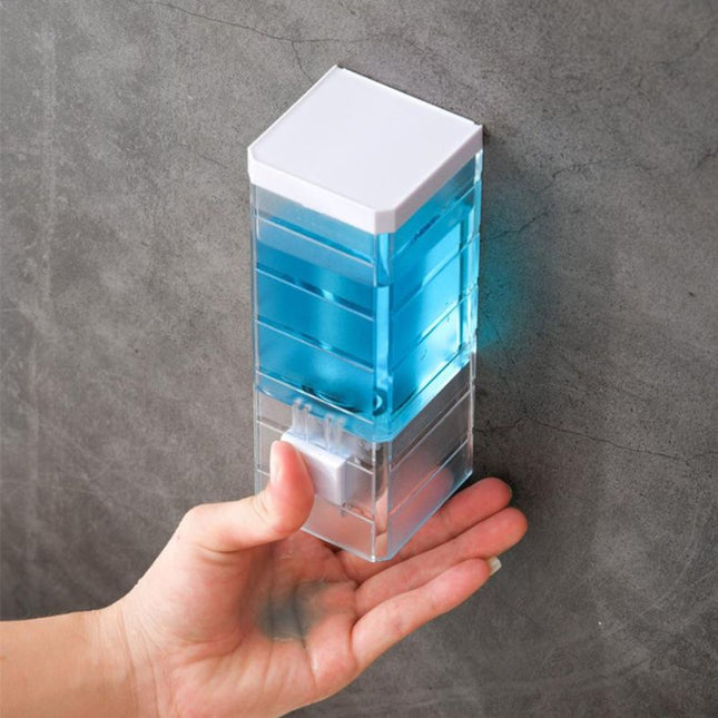 Dispenser sapone shampoo da parete doccia.