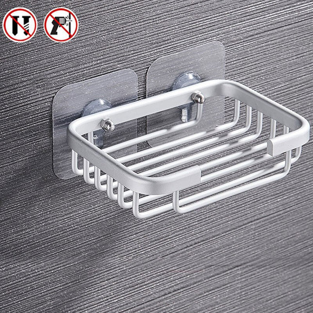 Cestino portasapone adesivo in acciaio inox