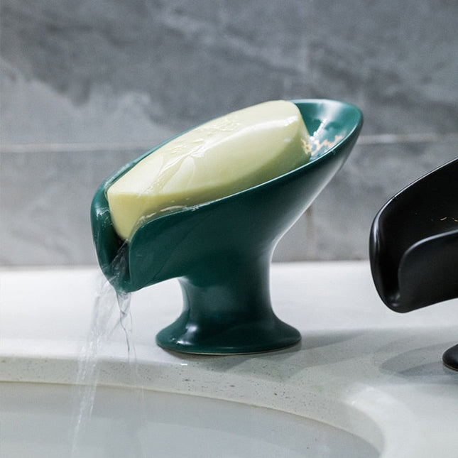 Portasapone design in ceramica effetto marmo