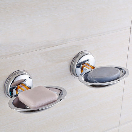 Portasapone Rotondo a Ventosa Cromato