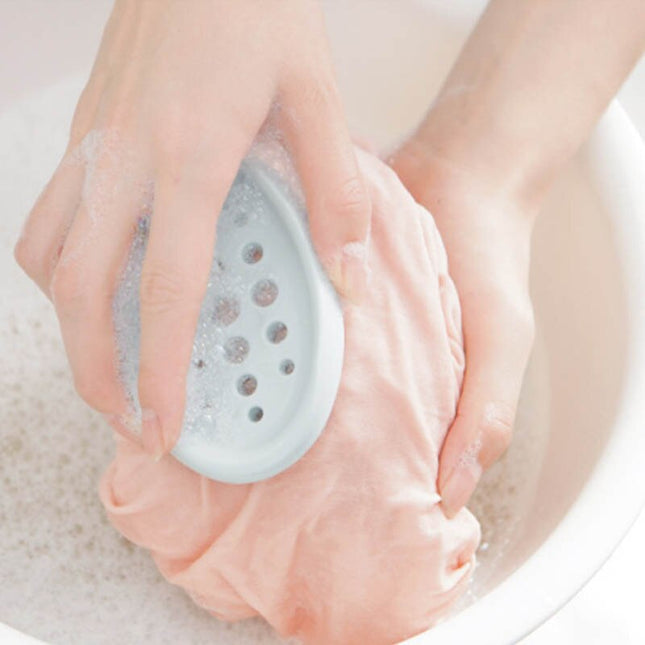 Portasapone Ovale in Silicone Flessibile