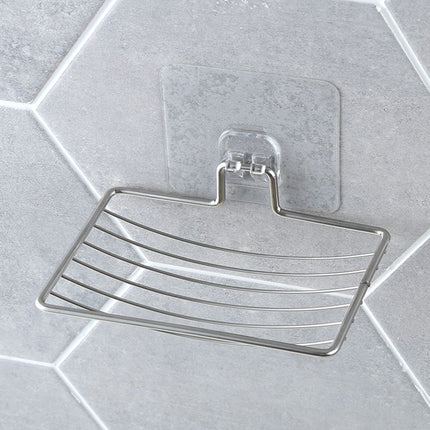 Portasapone adesivo in acciaio inox