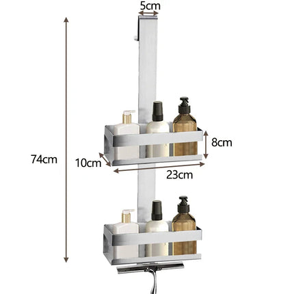 Mensola doccia da appendere al box