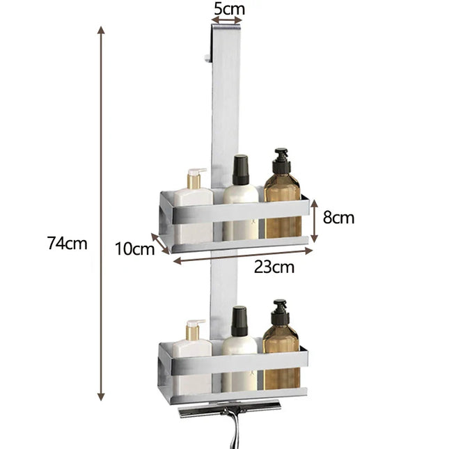 Mensola doccia da appendere al box