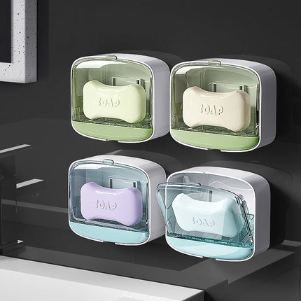 Scatola portasapone da parete adesiva