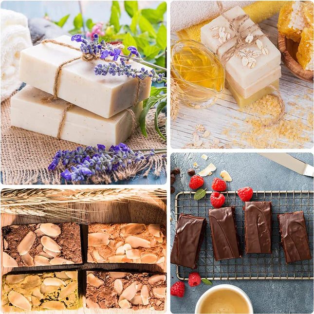 Stampo in silicone per 6 saponette