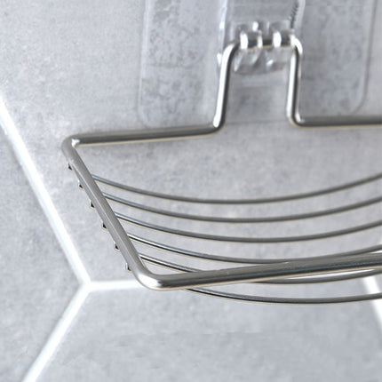 Portasapone adesivo in acciaio inox