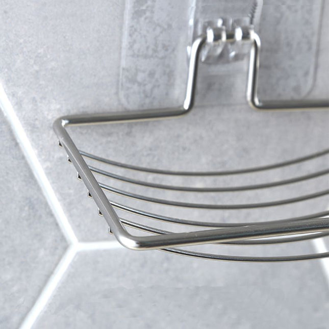 Portasapone adesivo in acciaio inox