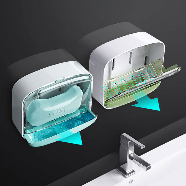 Scatola portasapone da parete adesiva