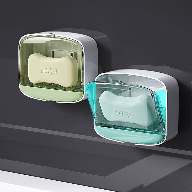 Scatola portasapone da parete adesiva