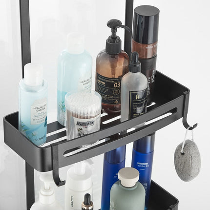 Portaoggetti doccia da appendere in acciaio