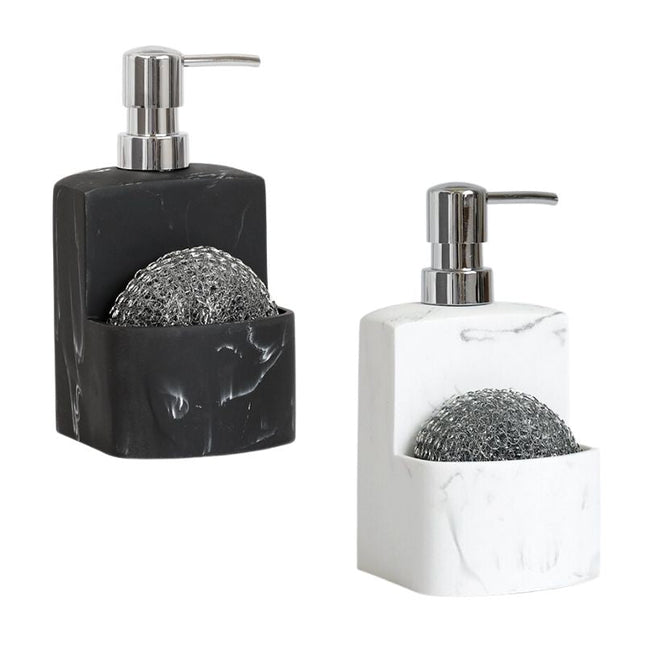 Dispenser Sapone Cucina Porta Spugna