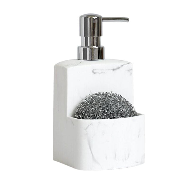 Dispenser Sapone Cucina Porta Spugna