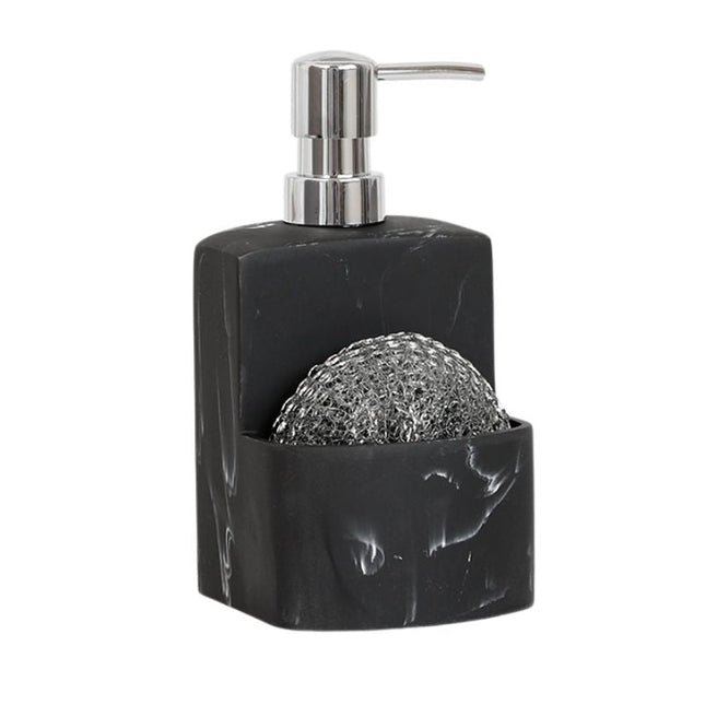 Dispenser Sapone Cucina Porta Spugna