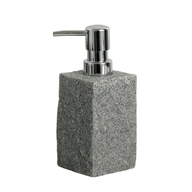 Dispenser Sapone Effetto Granito Grigio