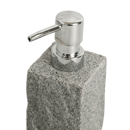 Dispenser Sapone Effetto Granito Grigio