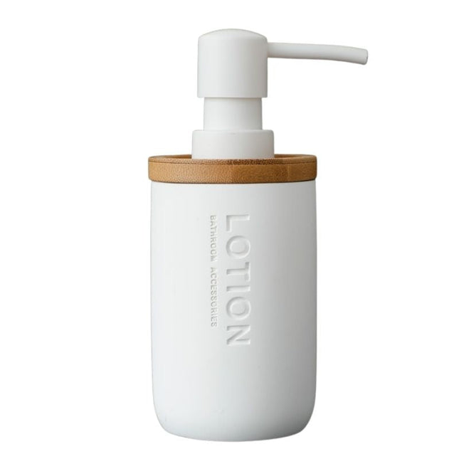 Dispenser Sapone Resina e Bambù