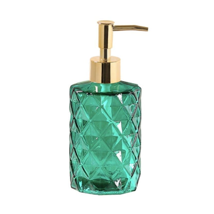 Dispenser Sapone in Vetro Lavorato