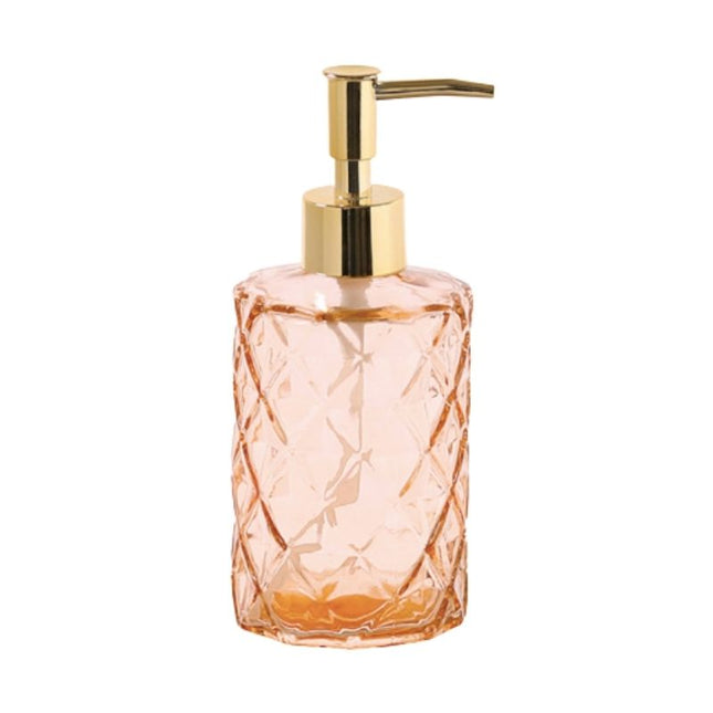 Dispenser Sapone in Vetro Lavorato