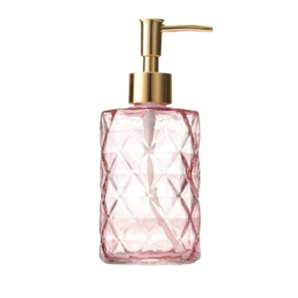 Dispenser Sapone in Vetro Lavorato