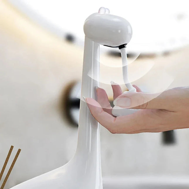 Dispenser sapone automatico a giraffa