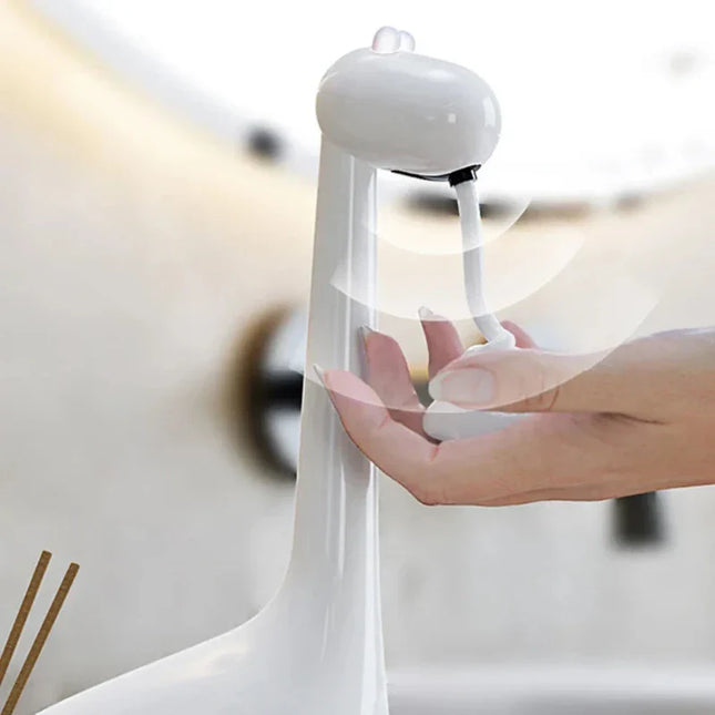 Dispenser sapone automatico a giraffa