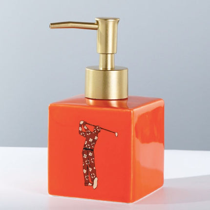 Dispenser sapone design tema golfista.