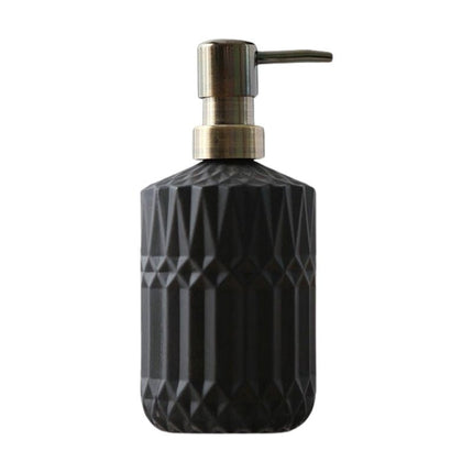 Dispenser Sapone in Vetro Nero