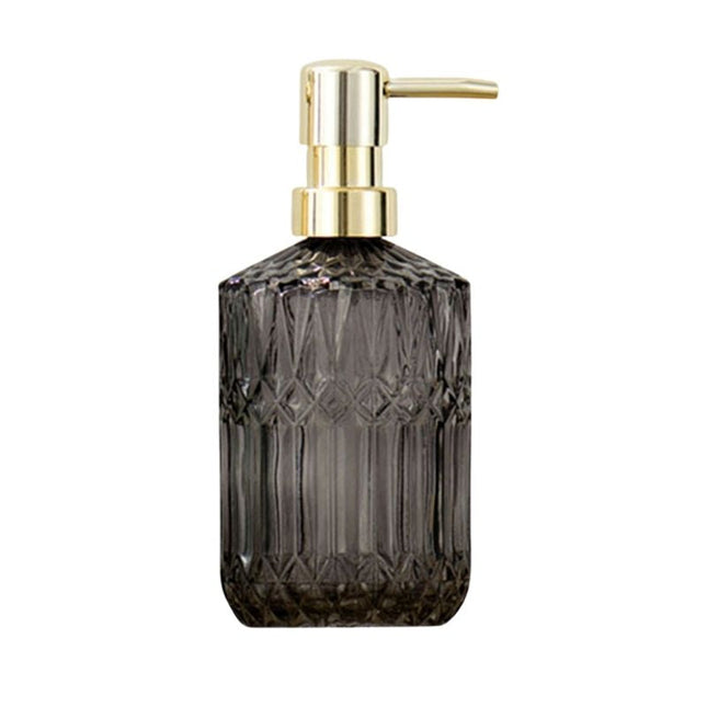 Dispenser Sapone in Vetro Nero