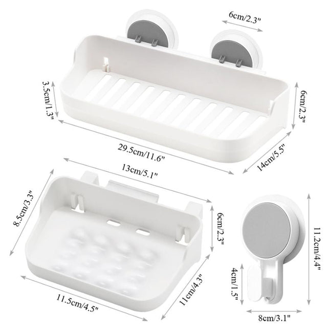 Mensola Doccia Multifunzione Senza Forare