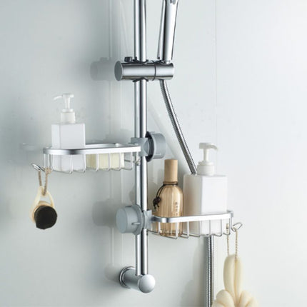 Portaoggetti doccia da appendere all'asta.