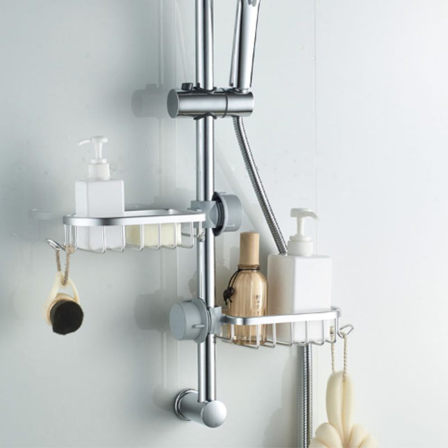 Portaoggetti doccia da appendere all'asta.
