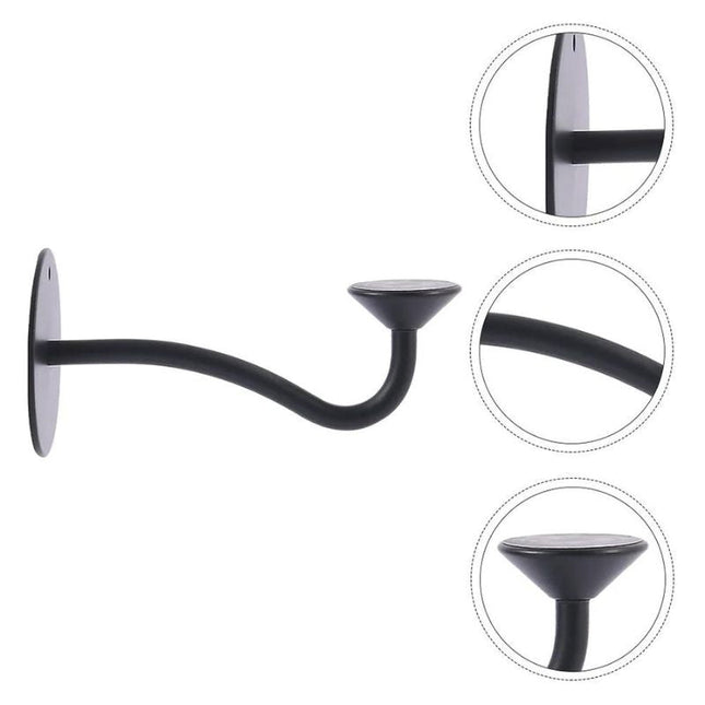 Portasapone magnetico da parete nero