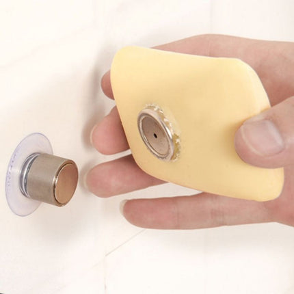 Set 2 portasapone magnetici a ventosa