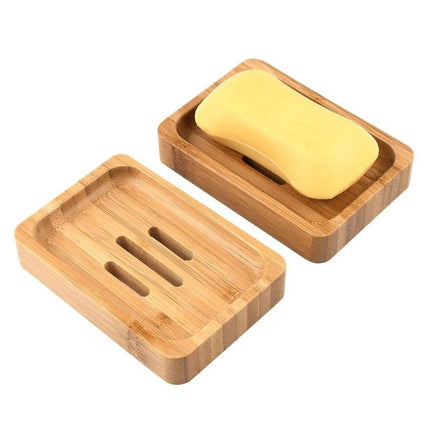 Portasapone artigianale in bambù due pezzi