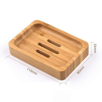 Portasapone artigianale in bambù due pezzi