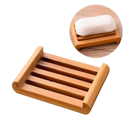 Portasapone ecologico in legno di bambù