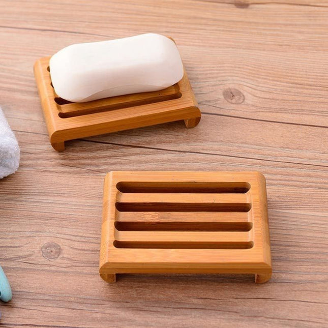 Portasapone ecologico in legno di bambù