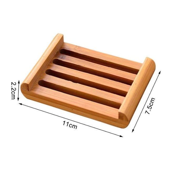Portasapone ecologico in legno di bambù