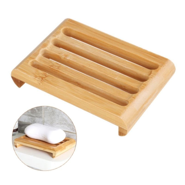 Portasapone ecologico in legno di bambù