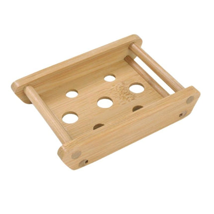 Portasapone in Bambù Design Griglia