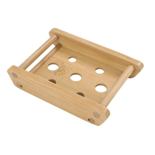Portasapone in Bambù Design Griglia
