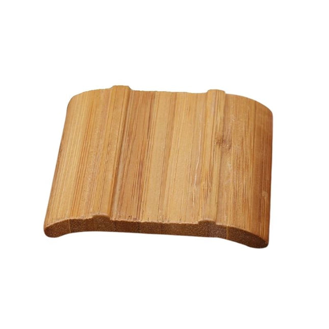 Piccolo portasapone in bambù da lavabo