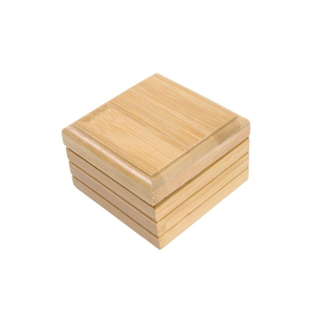 Scatola portasapone in bambù con coperchio