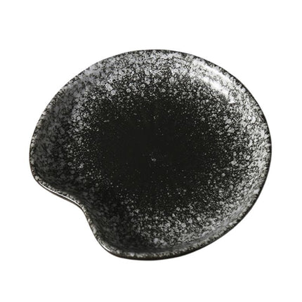 Piatto portasapone in ceramica nero