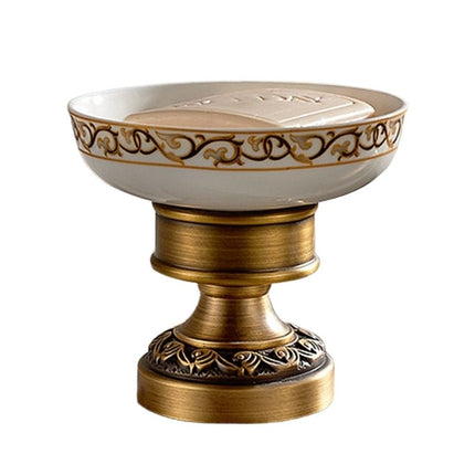 Portasapone vintage da appoggio rame